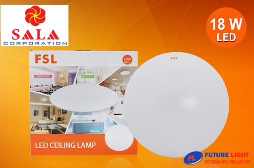 Đèn ốp trần LED 18W FSL FSC051 18W-W